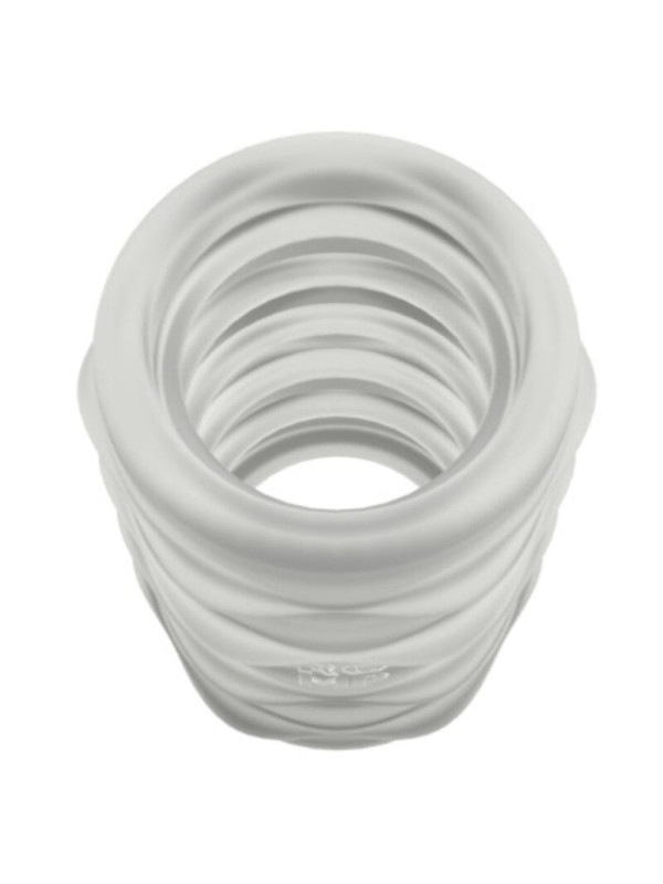 ROMP - MOSH MASTURBADOR MASCULINO TRANSPARENTE CON FUNDA REVERSBLE DE 6 CM