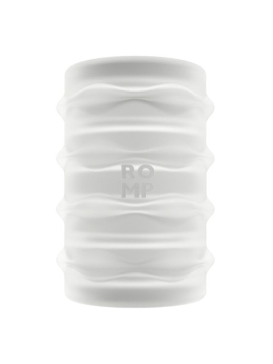 ROMP - MOSH MASTURBADOR MASCULINO TRANSPARENTE CON FUNDA REVERSBLE DE 6 CM