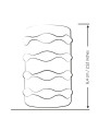 ROMP - MOSH MASTURBADOR MASCULINO TRANSPARENTE CON FUNDA REVERSBLE DE 6 CM