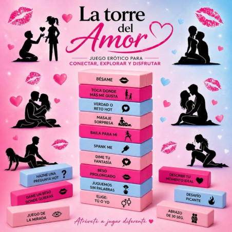 Diablo Picante: juego de madera La Torre del Amor
