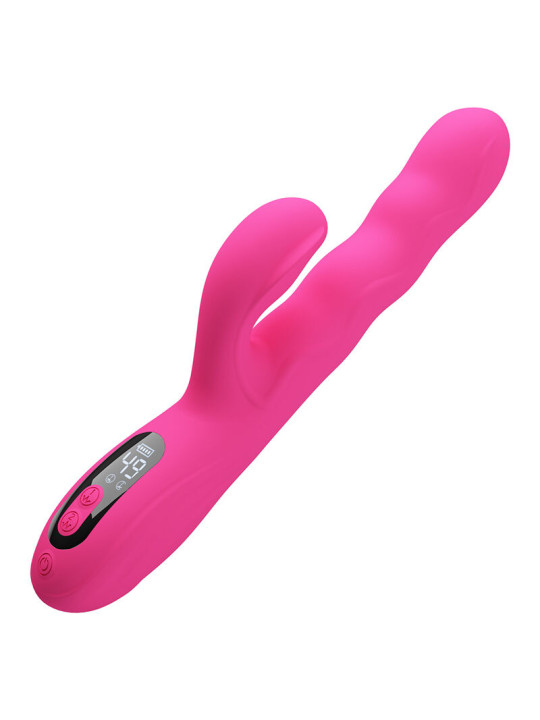 PRETTY LOVE - WINTERS VIBRADOR RABBIT MULTIFUNCIÓN CON PANTALLA LED ROSA