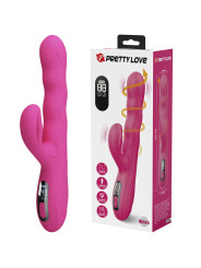 PRETTY LOVE - WINTERS VIBRADOR RABBIT MULTIFUNCIÓN CON PANTALLA LED ROSA