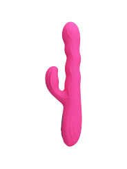 PRETTY LOVE - WINTERS VIBRADOR RABBIT MULTIFUNCIÓN CON PANTALLA LED ROSA
