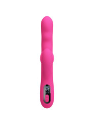 PRETTY LOVE - WINTERS VIBRADOR RABBIT MULTIFUNCIÓN CON PANTALLA LED ROSA