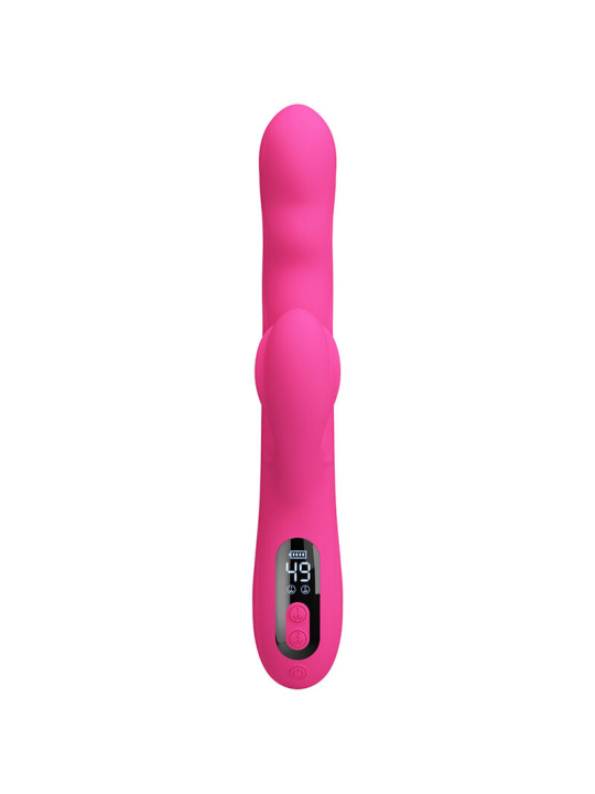 PRETTY LOVE - WINTERS VIBRADOR RABBIT MULTIFUNCIÓN CON PANTALLA LED ROSA