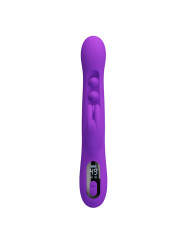 PRETTY LOVE - SABIEN VIBRADOR RABBIT CON ESTIMULACIÓN POR GOLPETEOS Y LED MORADO