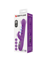 PRETTY LOVE - SABIEN VIBRADOR RABBIT CON ESTIMULACIÓN POR GOLPETEOS Y LED MORADO