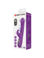 PRETTY LOVE - SABIEN VIBRADOR RABBIT CON ESTIMULACIÓN POR GOLPETEOS Y LED MORADO
