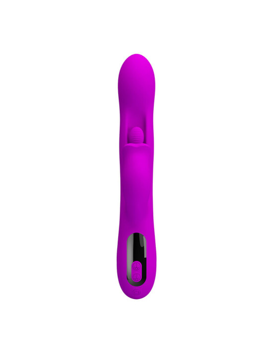 PRETTY LOVE - YALANDA VIBRADOR RABBIT OSCILANTE CON PANTALLA LED MORADO