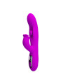 PRETTY LOVE - YALANDA VIBRADOR RABBIT OSCILANTE CON PANTALLA LED MORADO