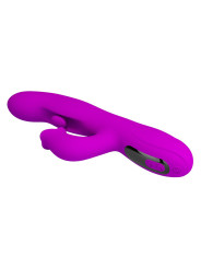 PRETTY LOVE - YALANDA VIBRADOR RABBIT OSCILANTE CON PANTALLA LED MORADO