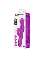 PRETTY LOVE - YALANDA VIBRADOR RABBIT OSCILANTE CON PANTALLA LED MORADO