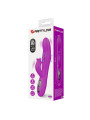 PRETTY LOVE - YALANDA VIBRADOR RABBIT OSCILANTE CON PANTALLA LED MORADO