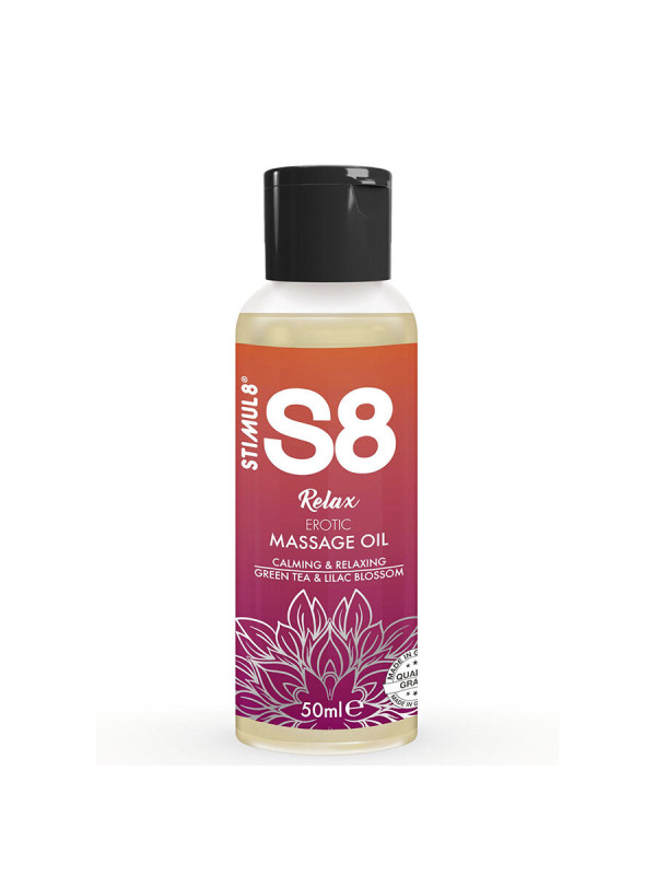 STIMUL8 - S8 RELAX ACEITE DE MASAJE ERÓTICO TÉ VERDE 50 ML