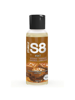 STIMUL8 - S8 4 EN 1 LUBRICANTE POSTRE CHOCOLATE Y CARAMELO SALADO 125 ML