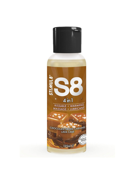 STIMUL8 - S8 4 EN 1 LUBRICANTE POSTRE CHOCOLATE Y CARAMELO SALADO 125 ML