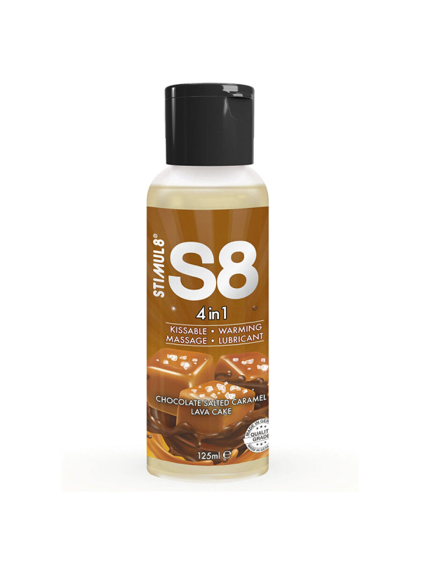 STIMUL8 - S8 4 EN 1 LUBRICANTE POSTRE CHOCOLATE Y CARAMELO SALADO 125 ML