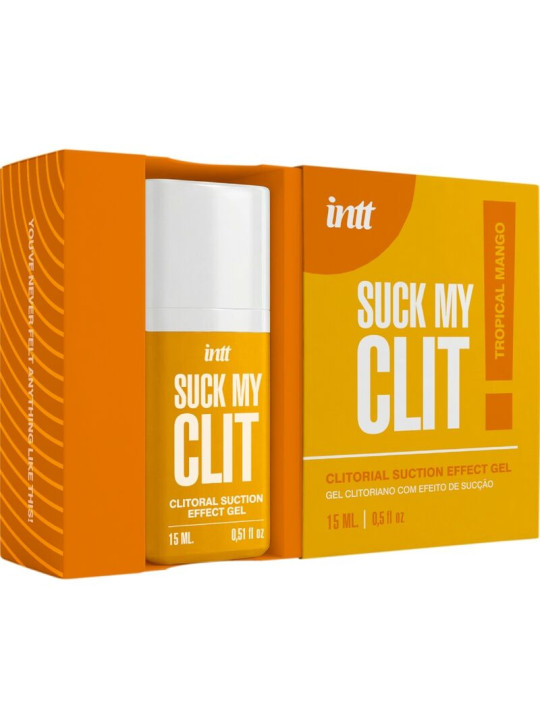 INTT - SUCK MY CLIT GEL EFECTO SUCCIÓN TROPICAL MANGO 15 ML