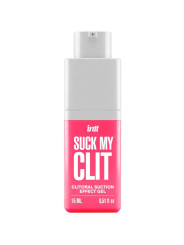 INTT - SUCK MY CLIT GEL EFECTO SUCCIÓN FRESAS SILVESTRES 15 ML