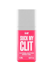 INTT - SUCK MY CLIT GEL EFECTO SUCCIÓN FRESAS SILVESTRES 15 ML
