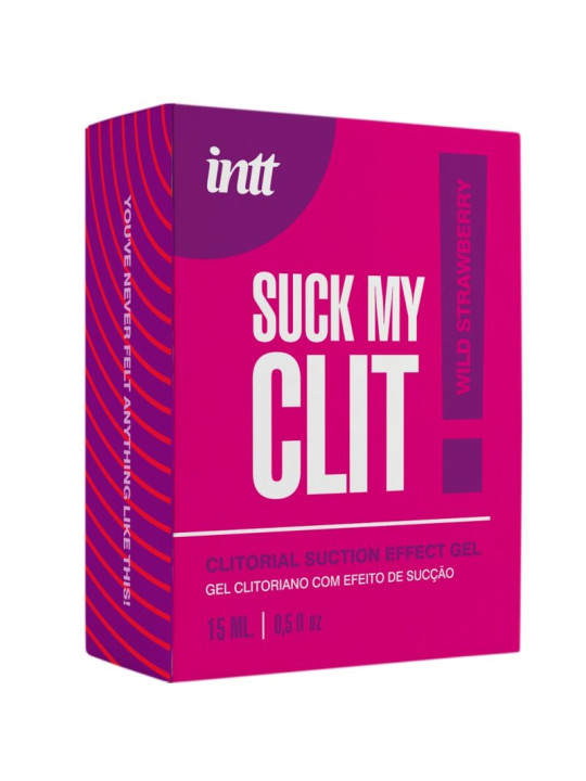 INTT - SUCK MY CLIT GEL EFECTO SUCCIÓN FRESAS SILVESTRES 15 ML