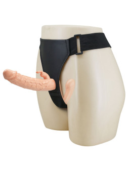 BAILE - CHARLOTTE ARNÉS HOLLOW STRAP-ON DOBLE PENETRACIÓN NATURAL