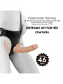 BAILE - CHARLOTTE ARNÉS HOLLOW STRAP-ON DOBLE PENETRACIÓN NATURAL
