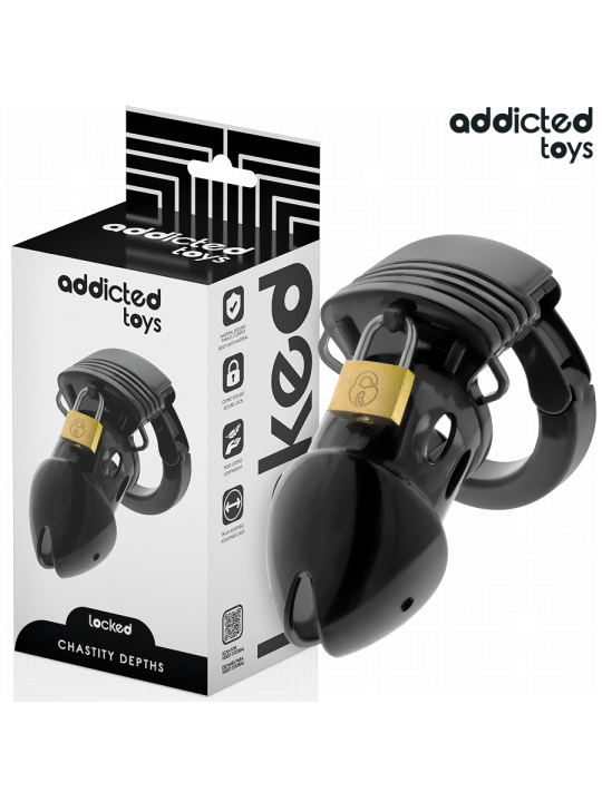 ADDICTED TOYS LOCKED - CHASTITY DEPTHS JAULA PARA PENE 7,5 CM