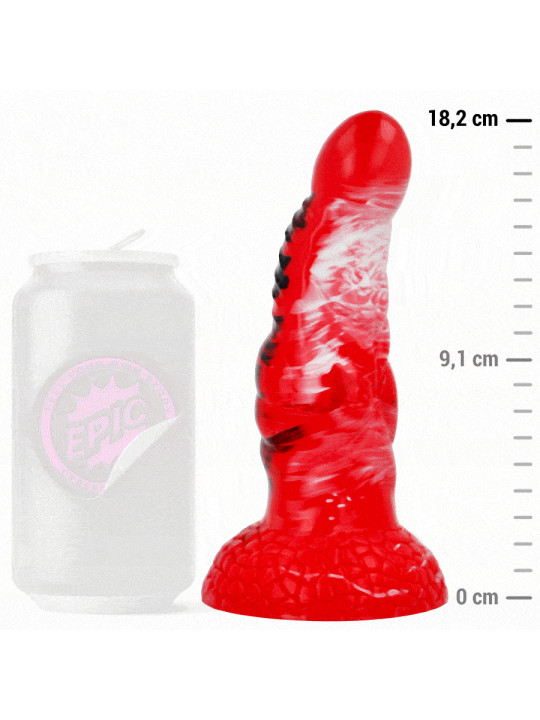 EPIC - AGNIS DILDO FUEGO CARMESÍ
