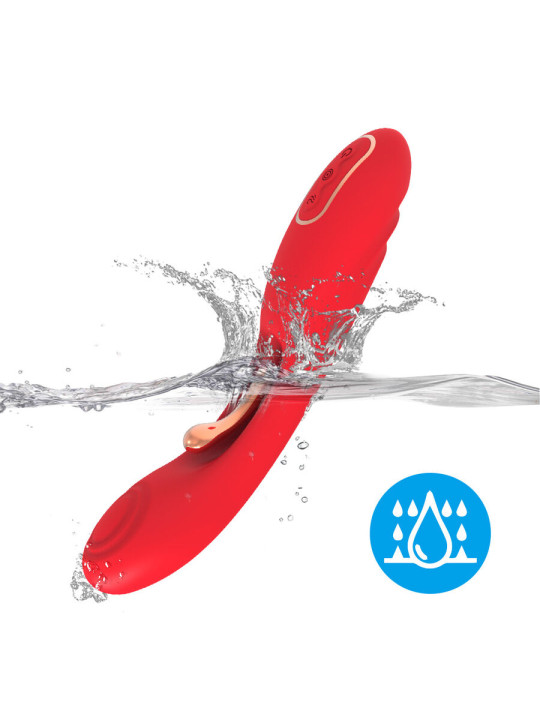ARMONY - VIBRADOR CON LENGUA OSCILANTE ROJO