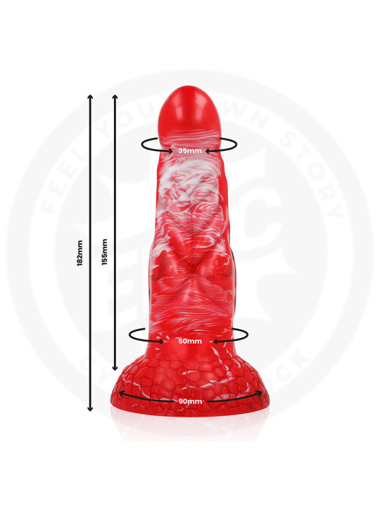 EPIC - AGNIS DILDO FUEGO CARMESÍ