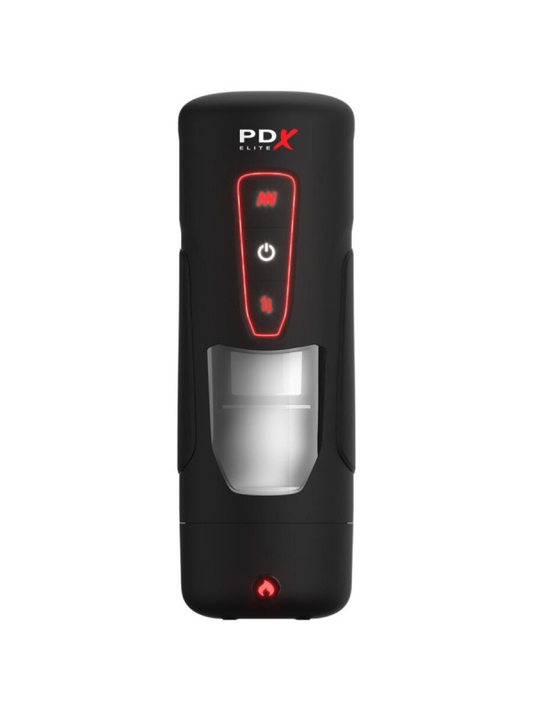 PDX ELITE - MILK ME HOTTER MASTURBADOR AUTOMÁTICO CON THRUSTING Y VIBRACIÓN EFECTO CALOR