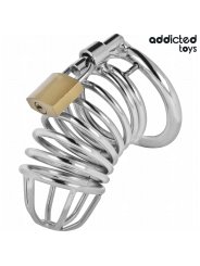 ADDICTED TOYS LOCKED - IRON CELL JAULA PARA PENE DE METAL 4 CM TALLA S