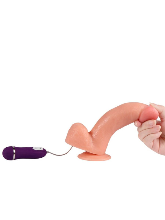 SHEQU - ADAM DILDO VIBRADOR CON CONTROL REMOTO 21 CM