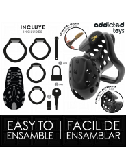 ADDICTED TOYS LOCKED - CHAINED HOLLOW JAULA PARA PENE 10,5 CM