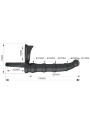 PRETTY LOVE - TATUM ANILLO VIBRADOR PENE CON PLUG 10 VIBRACIONES NEGRO
