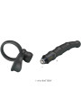 PRETTY LOVE - TATUM ANILLO VIBRADOR PENE CON PLUG 10 VIBRACIONES NEGRO