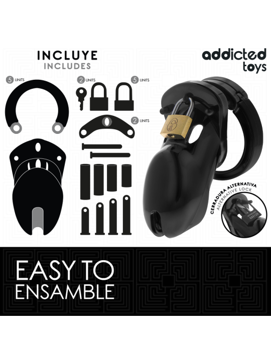 ADDICTED TOYS LOCKED - FORBIDDEN VAULT JAULA PARA PENE 10 CM