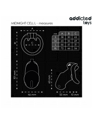 ADDICTED TOYS LOCKED - MINDNIGHT CELL JAULA PARA PENE TALLA L