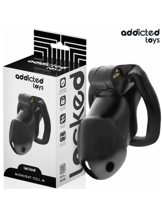 ADDICTED TOYS LOCKED - MINDNIGHT CELL JAULA PARA PENE TALLA M