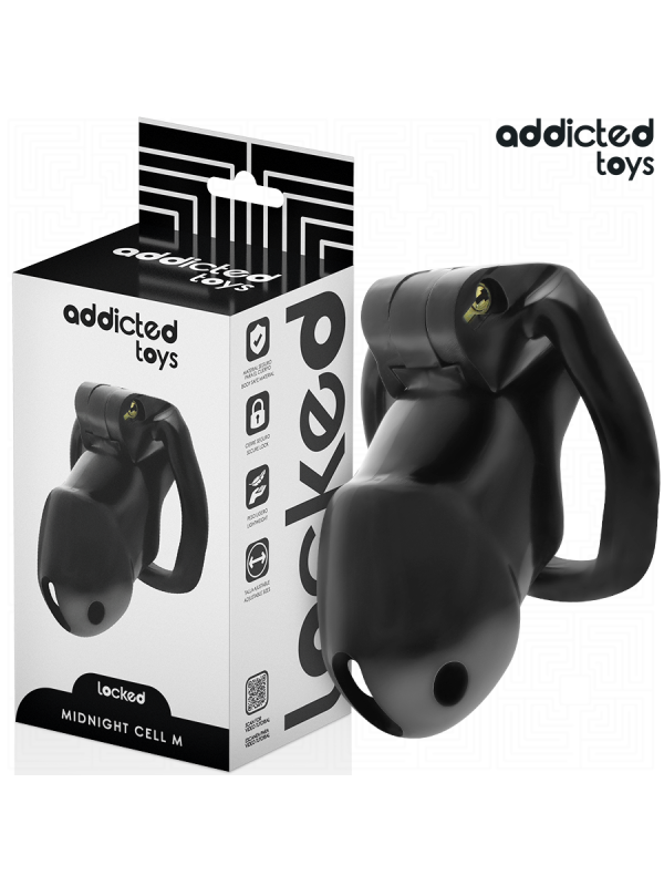 ADDICTED TOYS LOCKED - MINDNIGHT CELL JAULA PARA PENE TALLA M