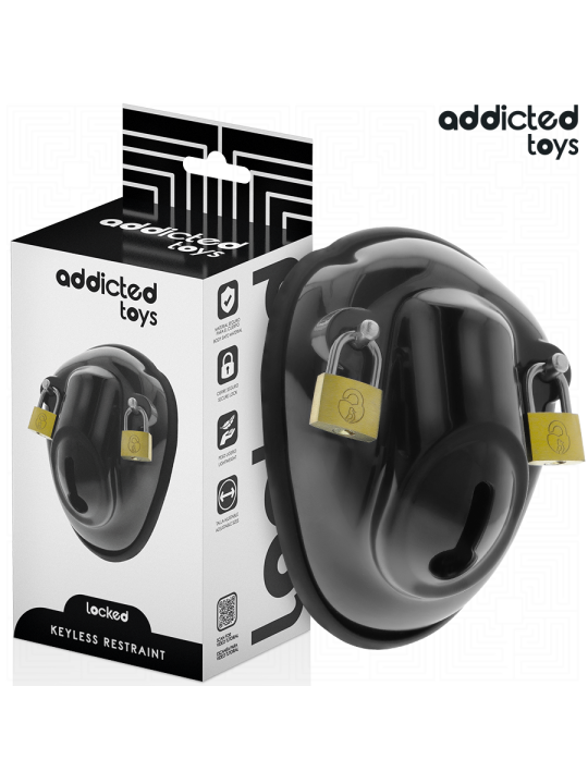 ADDICTED TOYS LOCKED - KEYLESS RESTRAINT JAULA PARA PENE 11,5 CM