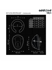 ADDICTED TOYS LOCKED - KEYLESS RESTRAINT JAULA PARA PENE 11,5 CM
