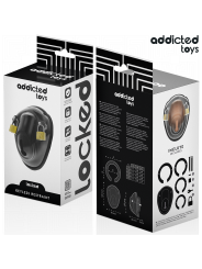 ADDICTED TOYS LOCKED - KEYLESS RESTRAINT JAULA PARA PENE 11,5 CM