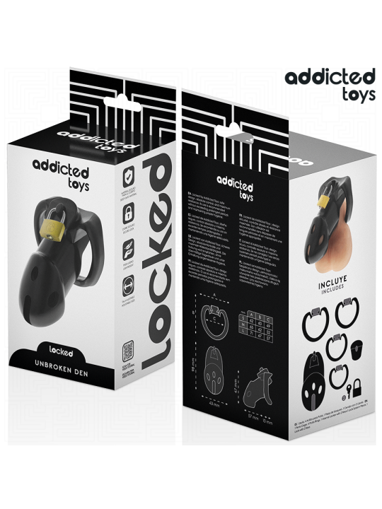 ADDICTED TOYS LOCKED - UNBROKEN DEN JAULA PARA PENE 9,8 CM