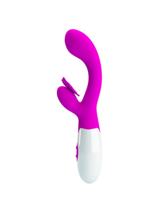 PRETTY LOVE - BUTTERFLY KISS VIBRADOR RABBIT 30 FUNCIONES MORADO