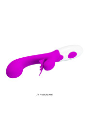 PRETTY LOVE - BUTTERFLY KISS VIBRADOR RABBIT 30 FUNCIONES MORADO