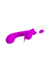 PRETTY LOVE - BUTTERFLY KISS VIBRADOR RABBIT 30 FUNCIONES MORADO