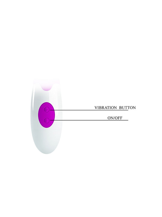 PRETTY LOVE - BUTTERFLY KISS VIBRADOR RABBIT 30 FUNCIONES MORADO