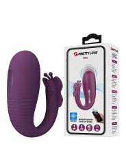 PRETTY LOVE - KLAY VIBRADOR HUEVO CON EMPUJE APP CONTROL MORADO